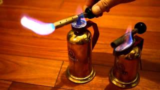 Lenk Manufacturing Company Brass Gasoline/Alcohol Blowtorch (1920')