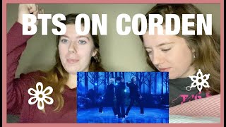 BTS ON JAMES CORDEN | TWINS REACT