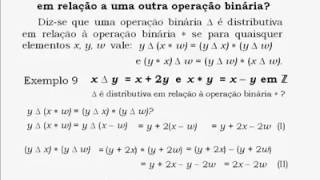 Álgebra I: Operação binária - propriedades (parte 2 de 2)