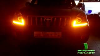 Toyota Prado Динамические программируемые ДХО и повороты