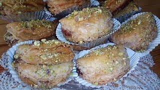 Koul w chkor  معسلات رمضان : كول واشكر بعجينة مورقة