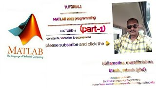 Matlab tutorial on programming tutorial 1(lecture2)