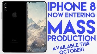 iPhone 8 no longer delayed! Will be ready in October!