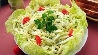 Рецепт салата Овощной салат с творогом