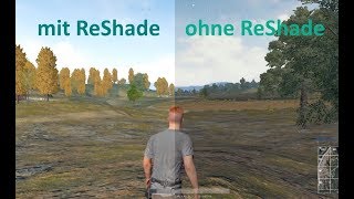 Pubg /w ReShade, does it make a difference? Short comparison Menu, Lobby, some random hill