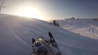 Покатушки на снегоходах Yamaha nytro Arctic cat