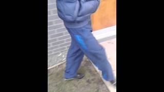 Man pees himself