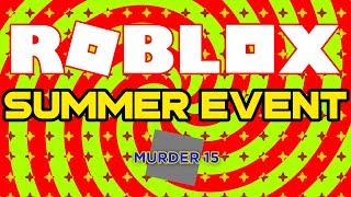New Summer Event code in Murder 15 - Roblox