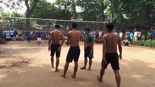 Bóng chuyền 4-4 VN (duy màu ) vs campuchia (supper klang)