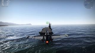 f9f panther - посадка на авианосец