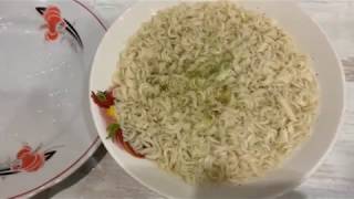 Как правильно есть мивину