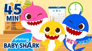 New Year Song with Baby Shark! | +Compilation | Happy New Year 2022 
