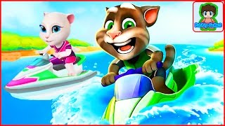 Аквабайк тома и анджелы -Aquabike Toma and Angela-от фаника.для детей.