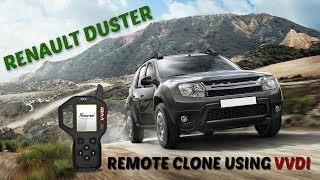 Renault Duster Remote Cloning using VVDI Key tool