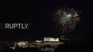 Greece: Mesmerising fireworks light up Athens skies marking arrival of 2022