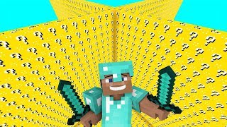 НУБ ОТКРЫВАЕТ ЛАКИ БЛОКИ В МАЙНКРАФТ ! НУБИК ПРОТИВ НУБА ТРОЛЛИНГ MINECRAFT