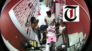 Nigerian senator caught on camera assaulting woman at sex toy shop