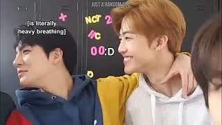 nct being the confident vs panicked gay meme