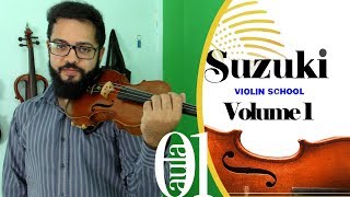 Postura certa pra tocar a corda MI | Aulas de Violino | SUZUKI Vol.1 #1