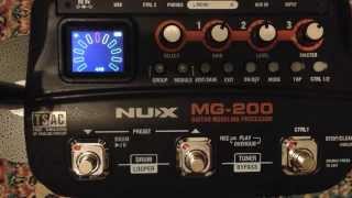 NUX MG-200 Guitar Modeling Processor Review