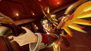 Overwatch Zhuque Mercy skin spotlight Year of the dog event