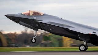 US Air Force New F-35 Super Fighter Arrive at RAF Lakenheath