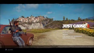 Just Cause 3 Menu Glitch