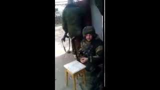 Всплывшее видео с боя за Широкино 10 08 2015 18+ ЦЕНЗУРА
