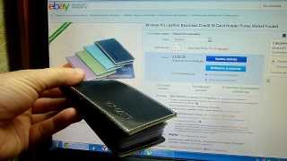 Кошелёк для кредиток Card Holder (покупки на Ebay)