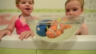 VLOG #2 мультфильм В поисках Дори/ Запускаем Дори и Немо в ванной/ Finding Dory
