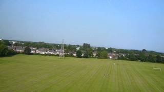 Quadcopter on the park