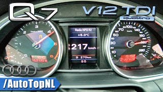 575HP Audi Q7 V12 TDI ACCELERATION & SPEED 0-217km/h by AutoTopNL