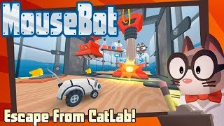 MouseBot Побег Мышки Робота из Лаборатории #1 Эксперимент Начинается! Детское игровое Видео