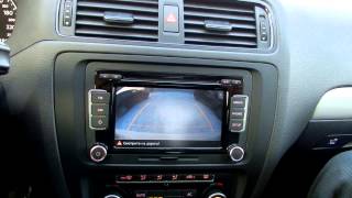 Камера заднего вида RCD 510 на Volkswagen Jetta