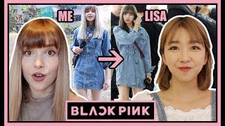 Copying BLACKPINK LISA'S Outfits For A Week (ft. Sunny Dahye) **something surprising happened**