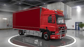 Euro Truck Simulator 2 Обзор мода (DAF CF Tandem)