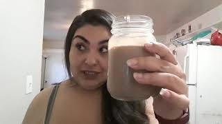 Mint chocolate chip frappuccino using slimfast ?