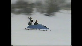 Аэросани с подвесным лодочным мотором. Аэросани с «Приветом».