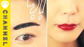 【コスメ】最新型ティント比べ │ Peel off lip gloss tint & Peel off eyeblow tint