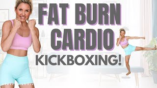 GET SWEATY Cardio KICKBOXING Workout at Home