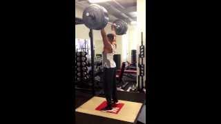 100 kg clean and press
