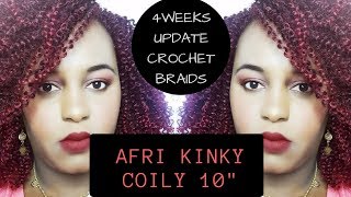 4 Weeks Update on Afri Collection Kinky Coily CrochetBraids