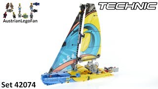 Lego Technic 42074 Racing Yacht - Lego Speed Build Review
