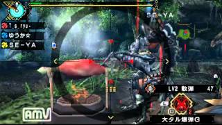 【紫電】MHP3rd　渓流の一番長い日　6:36全討伐【３PT】