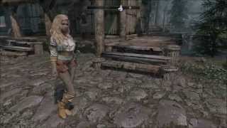 Skyrim Mod Ciri's outfit from Witcher 3: Wild Hunt 1080p60