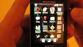 ADW Launcher on X10 mini