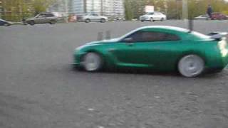 Дрифт Nissan GT-R 35
