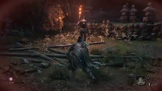 Sekiro shadows die twice ps4 slim gameplay pt5 mini boss shinobi hunter enshin of misen
