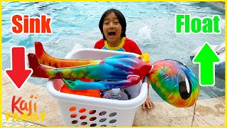 Sink or Float Easy DIY Science Experiments with 1hr kids activities!