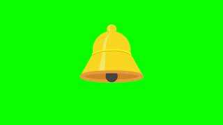 Колокольчик/Bell на хромакее для видеомонтажа